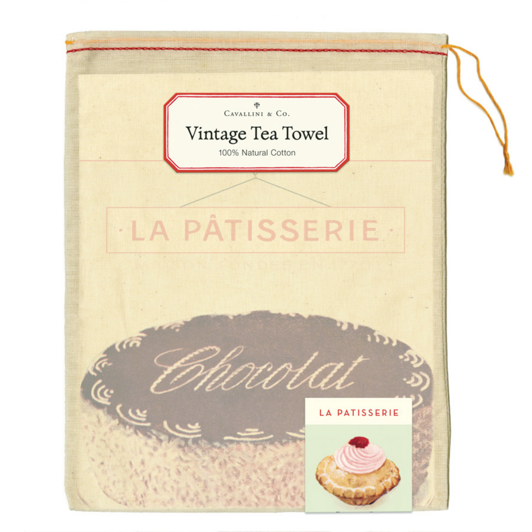 Cavallini 純棉茶巾 蛋糕