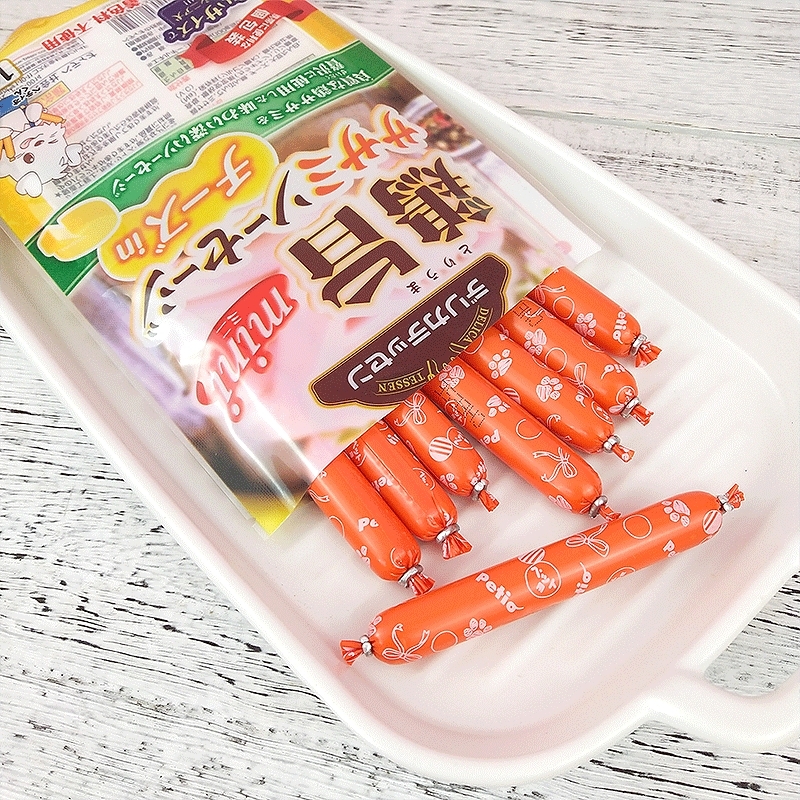 日本PETIO 迷你鸡肉奶酪火腿肠 10pcs