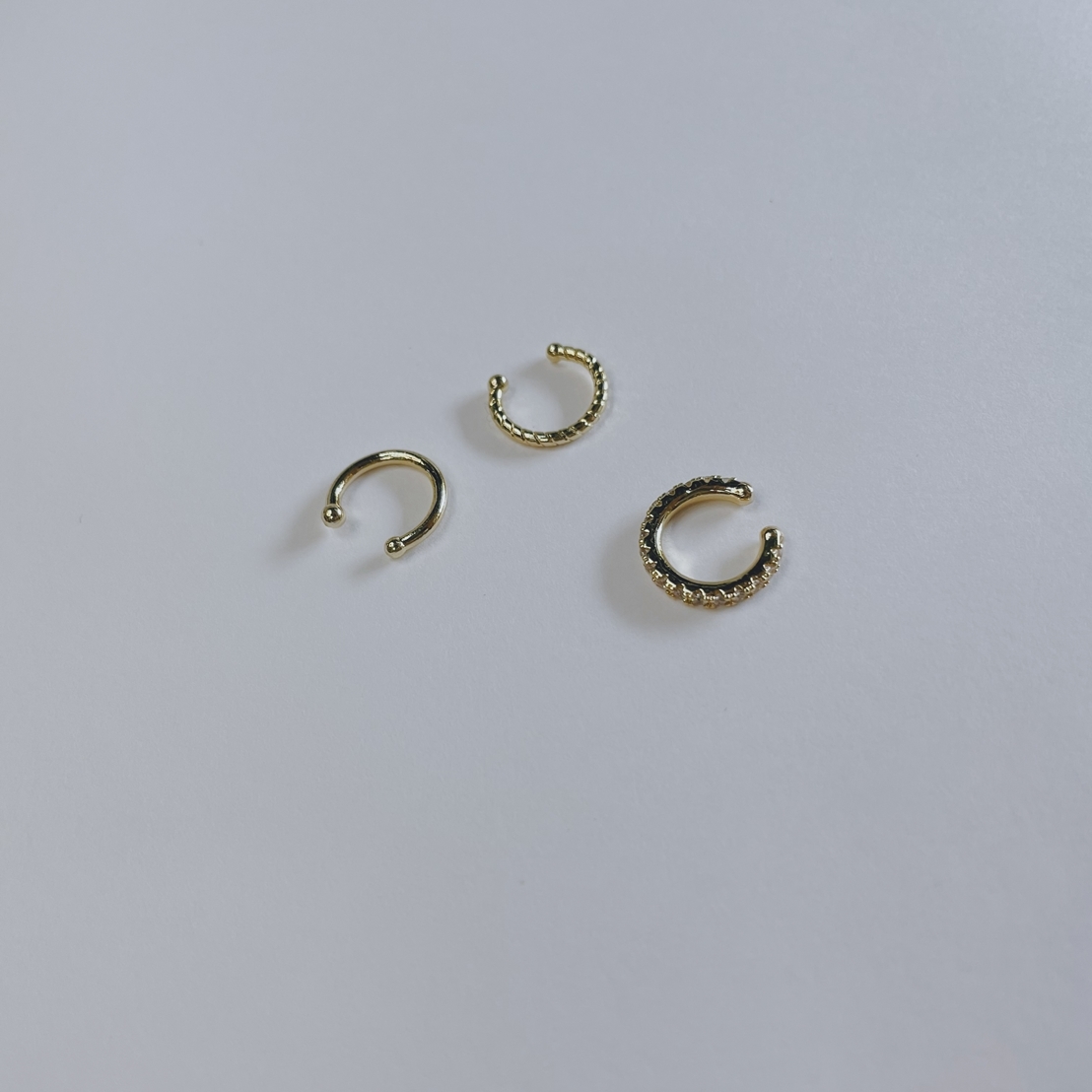 #現貨 (ACCP509) Golden Series 高級感單圈耳骨夾組