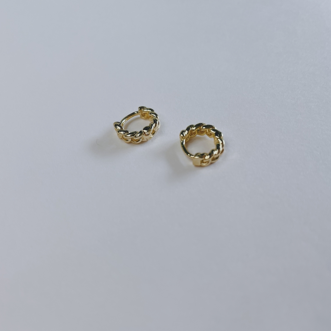 #現貨 (ACCP513) Golden Series 別緻鍊條耳圈