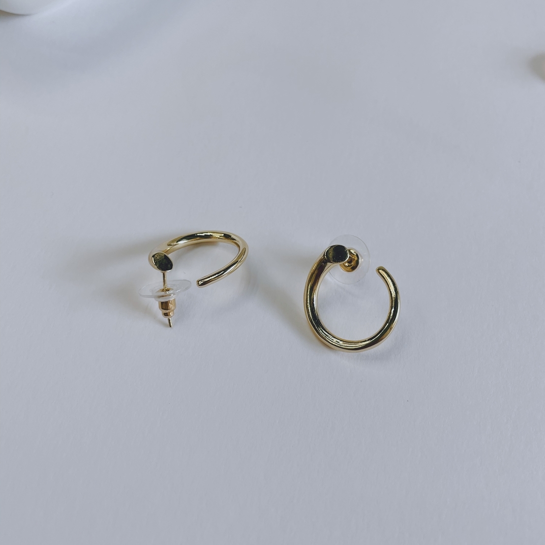 #現貨 (ACCP518) Golden Series 極簡後勾耳環