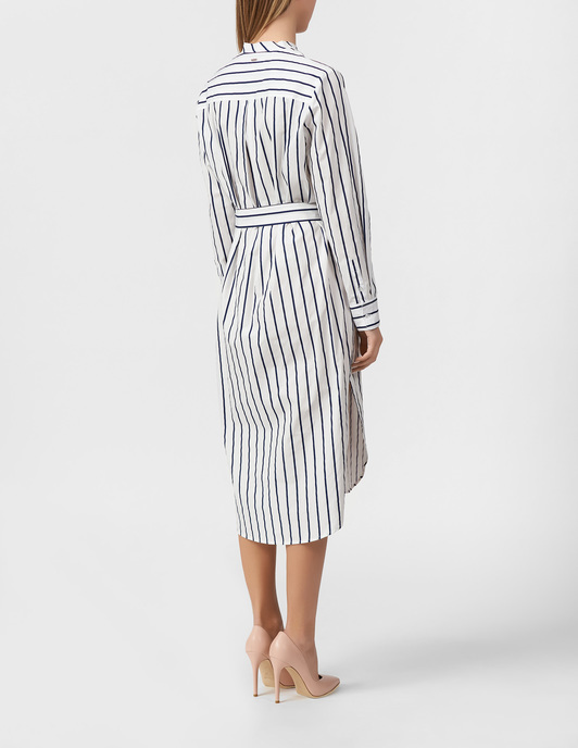 【SILVIAN HEACH】條紋長板綁帶洋裝