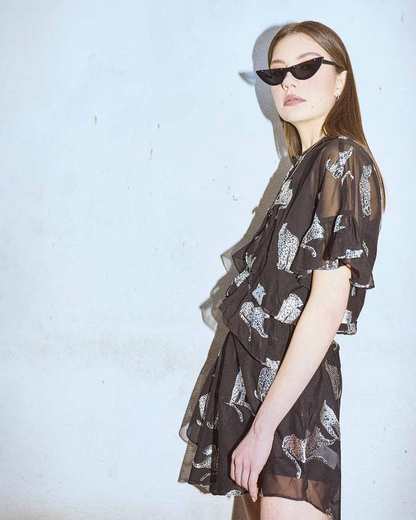 【SILVIAN HEACH】印花短洋裝