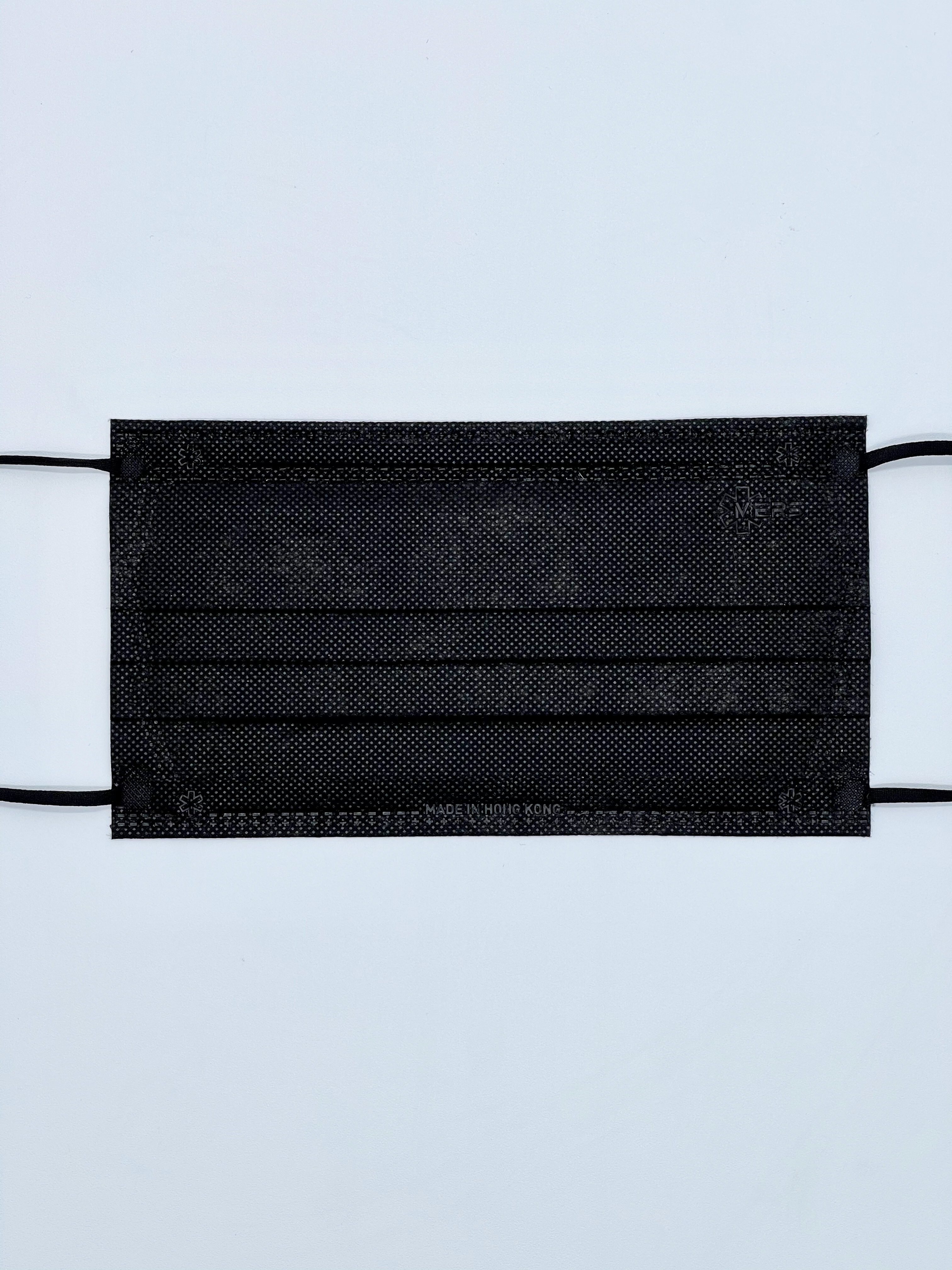 MERS Pro Mask(175mm M-Cut 貼面剪裁)醫護口罩 - 堅定黑