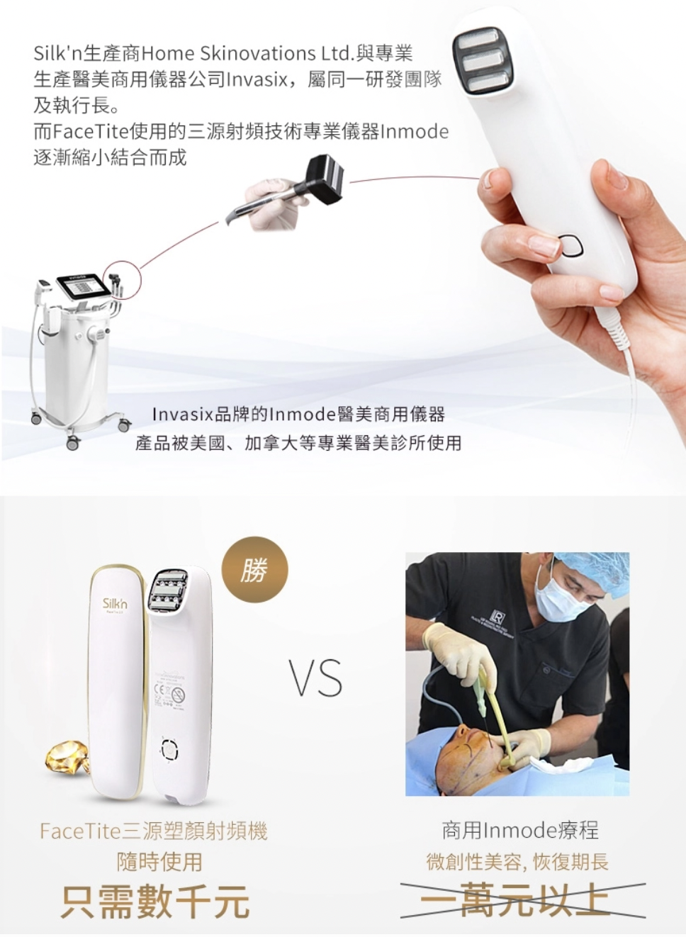 Silk'n FaceTite 美顔器 SILK'N Facetite MP Rejuvenation & EMS Device | Sweetuskin