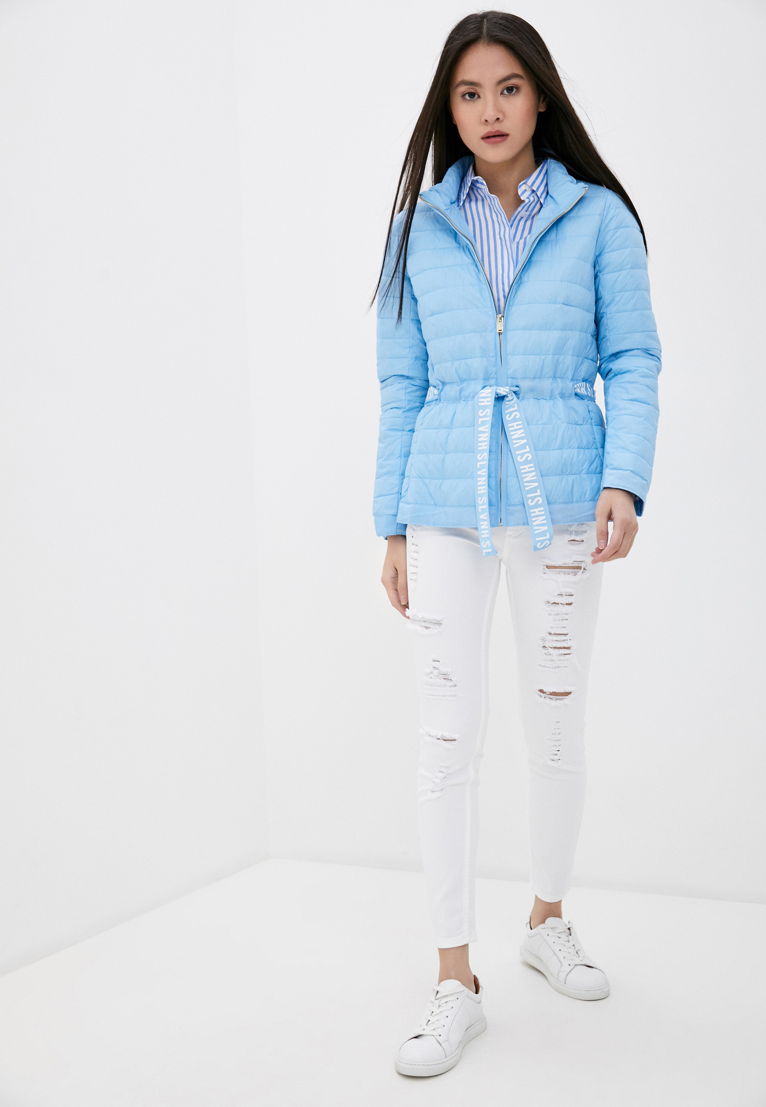 【SILVIAN HEACH】綁帶羽絨外套