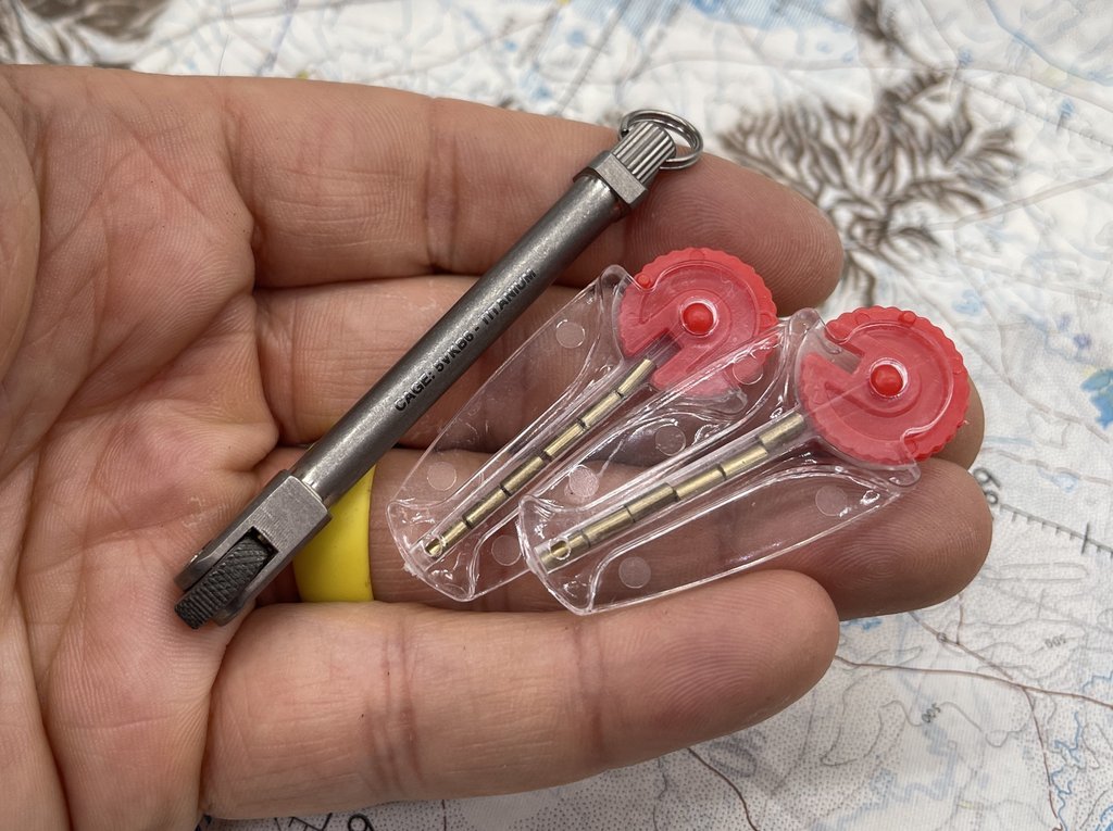 CountyComm Maratac® XL Flint Sparker 鈦合金火花套件