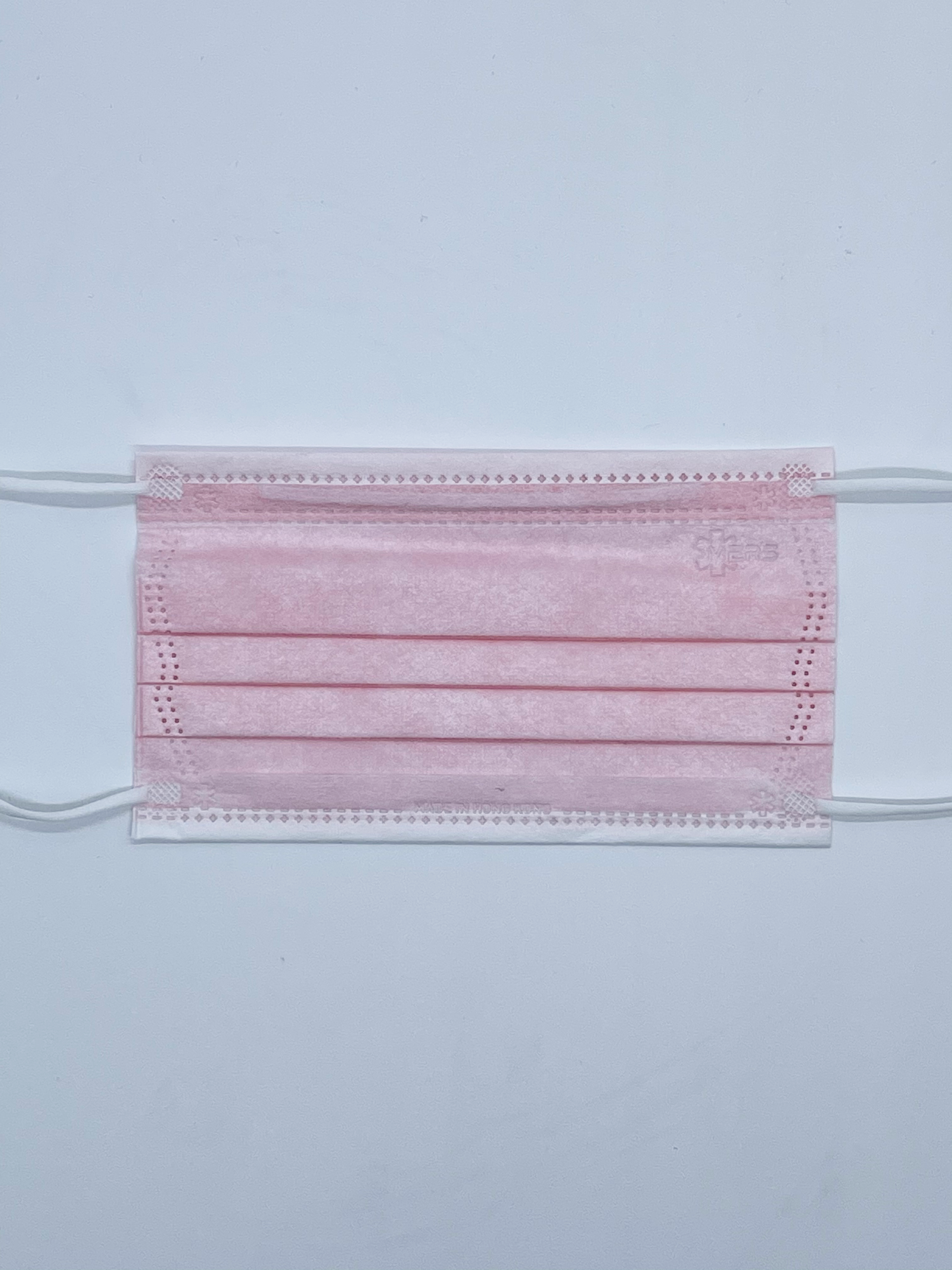 MERS Pro Mask(160mm M-Cut 貼面剪裁)醫護口罩 - 優雅粉紅