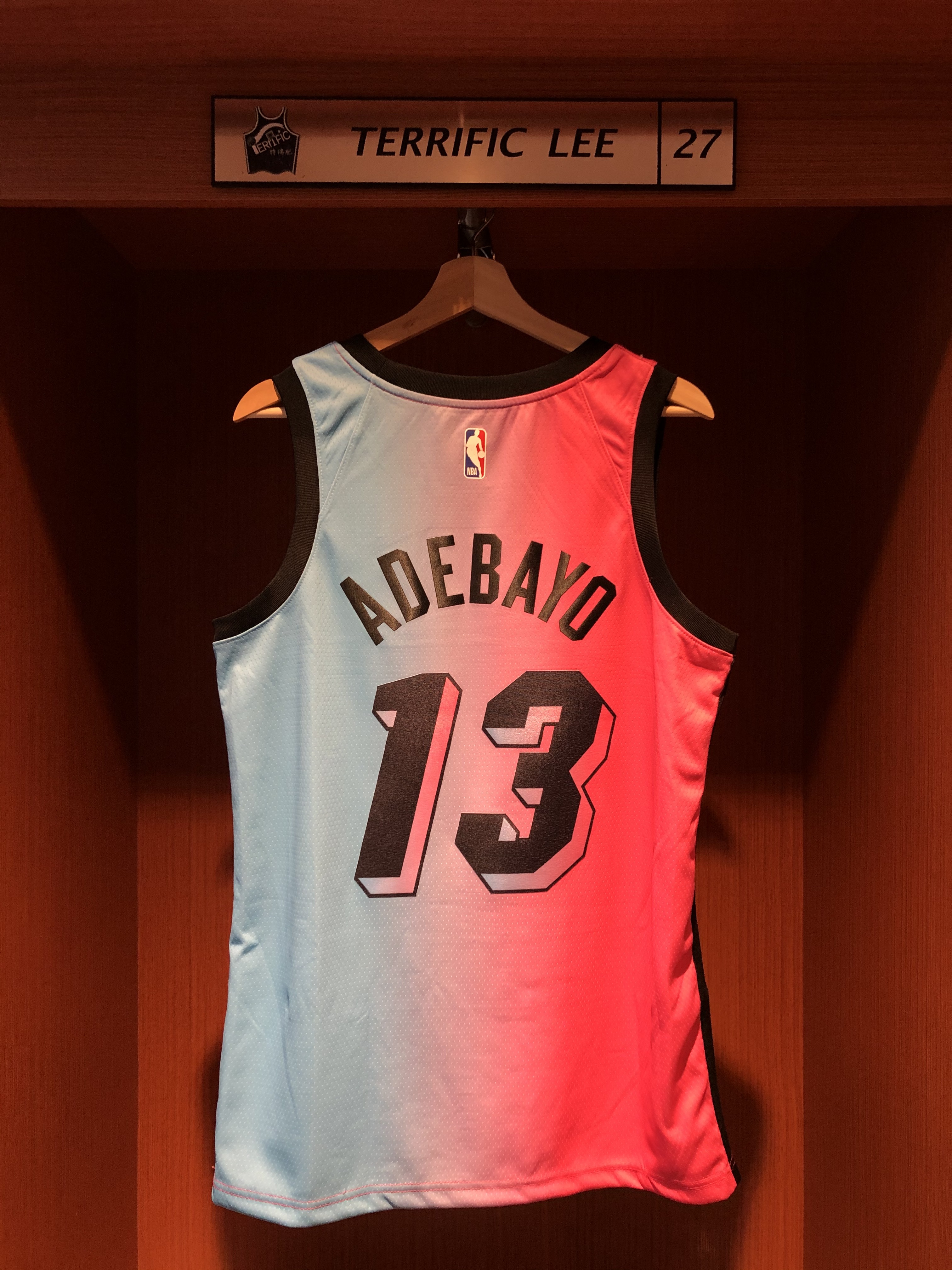 NBA球衣 Bam Adebayo 邁阿密熱火城市 City Nike Swingman 球迷版 熱轉印 含贊助商標 全新