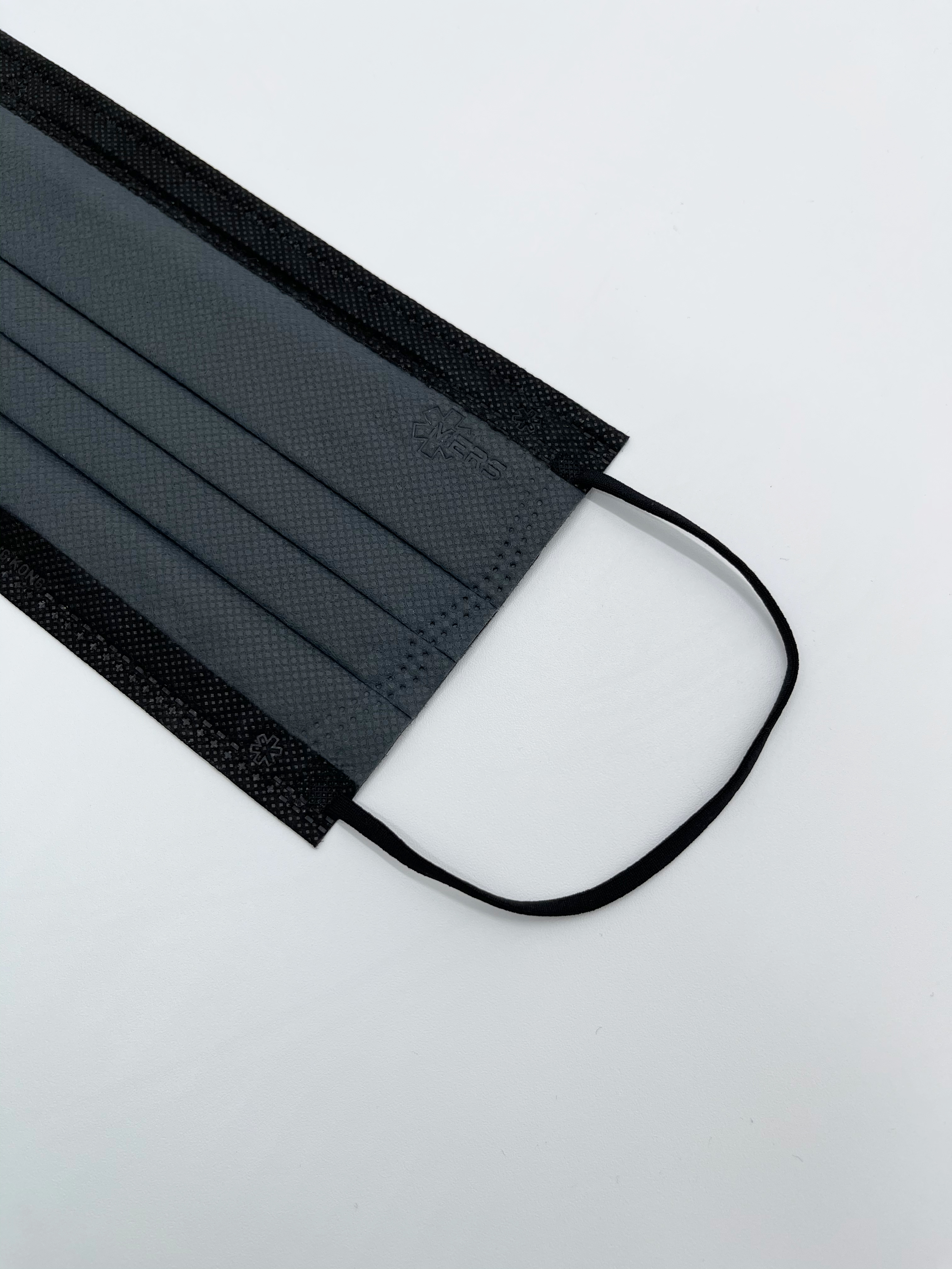 MERS Pro Mask(160mm M-Cut 貼面剪裁)醫護口罩 - 啞緻黑灰
