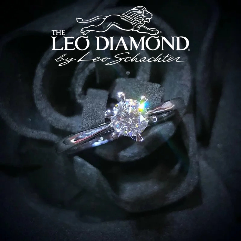 全新18K白金【單粒36份鑽石】戒指