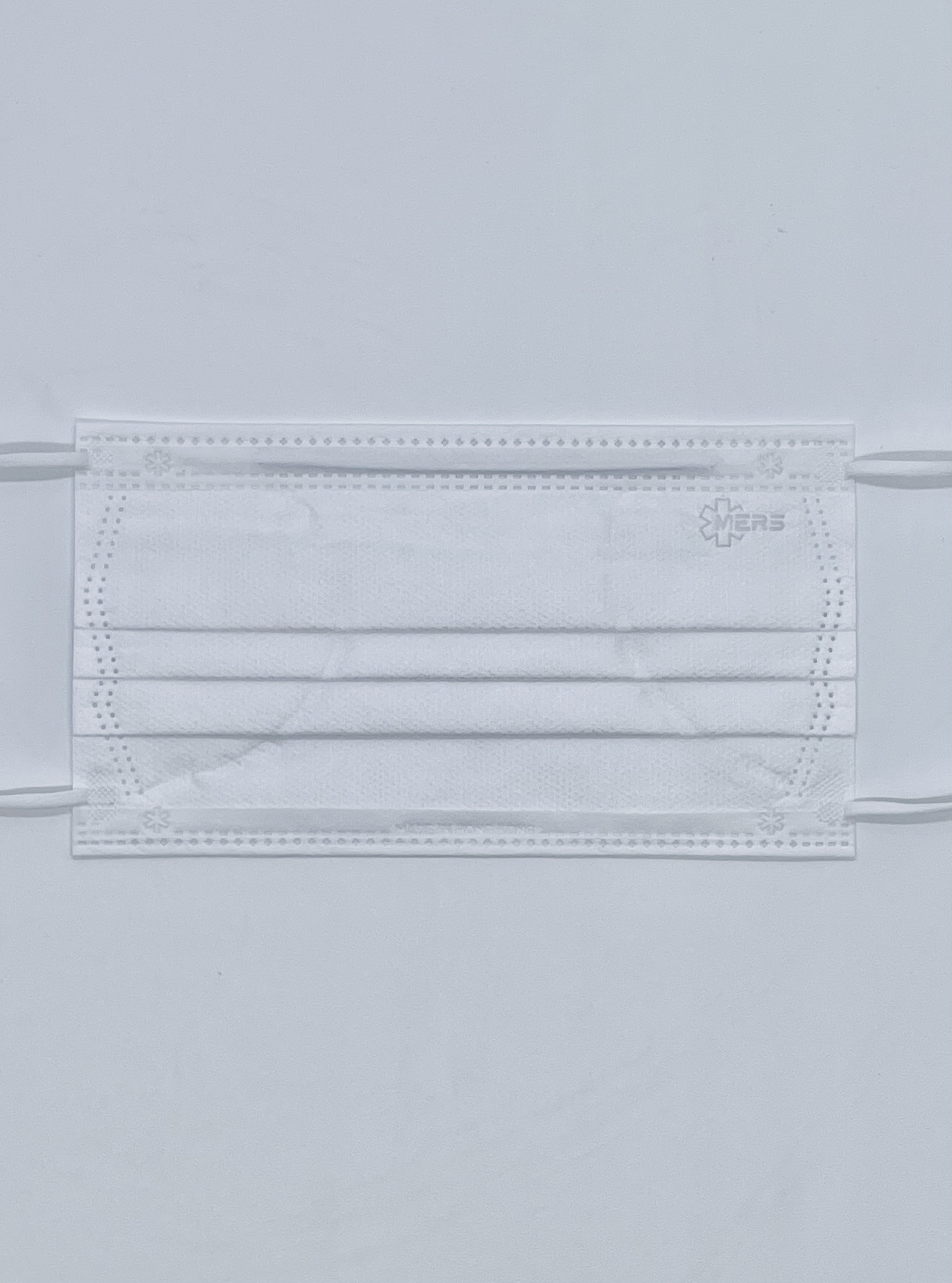 MERS Pro Mask(160mm M-Cut 貼面剪裁)醫護口罩 - 優雅純白