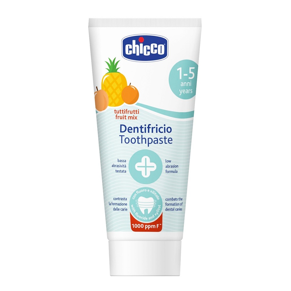 兒童木糖醇含氟牙膏50ml-鳳梨水果