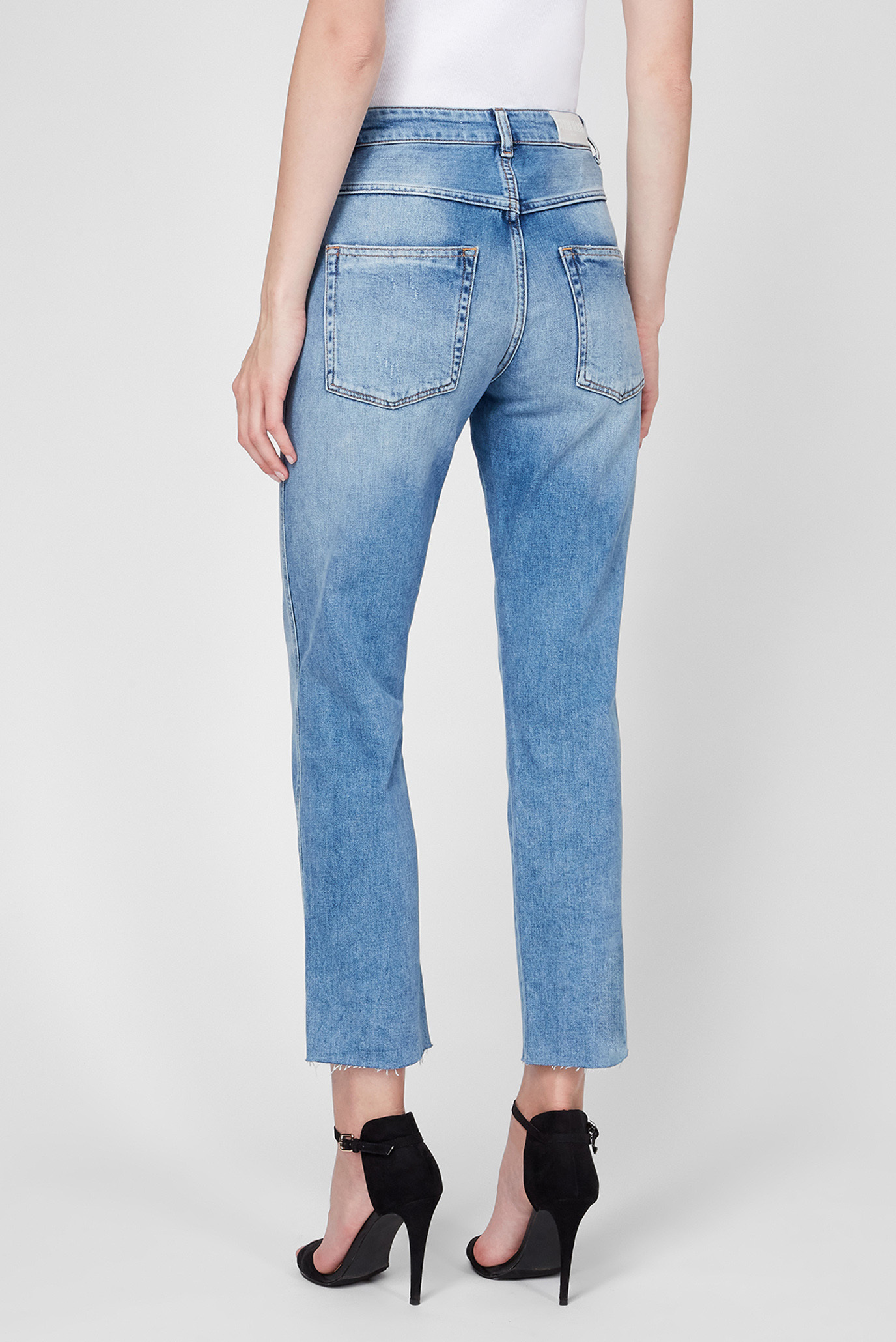 【SILVIAN HEACH】刷白牛仔九分褲