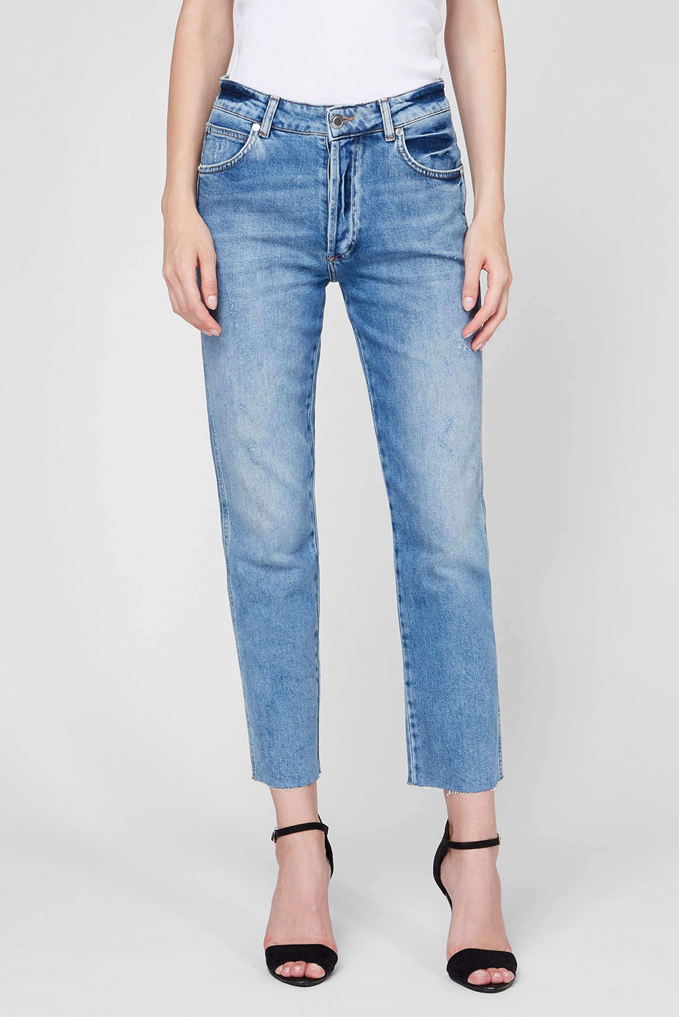 【SILVIAN HEACH】刷白牛仔九分褲