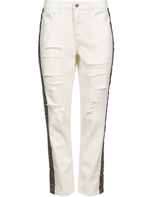 【SILVIAN HEACH】水鑽貼邊牛仔褲