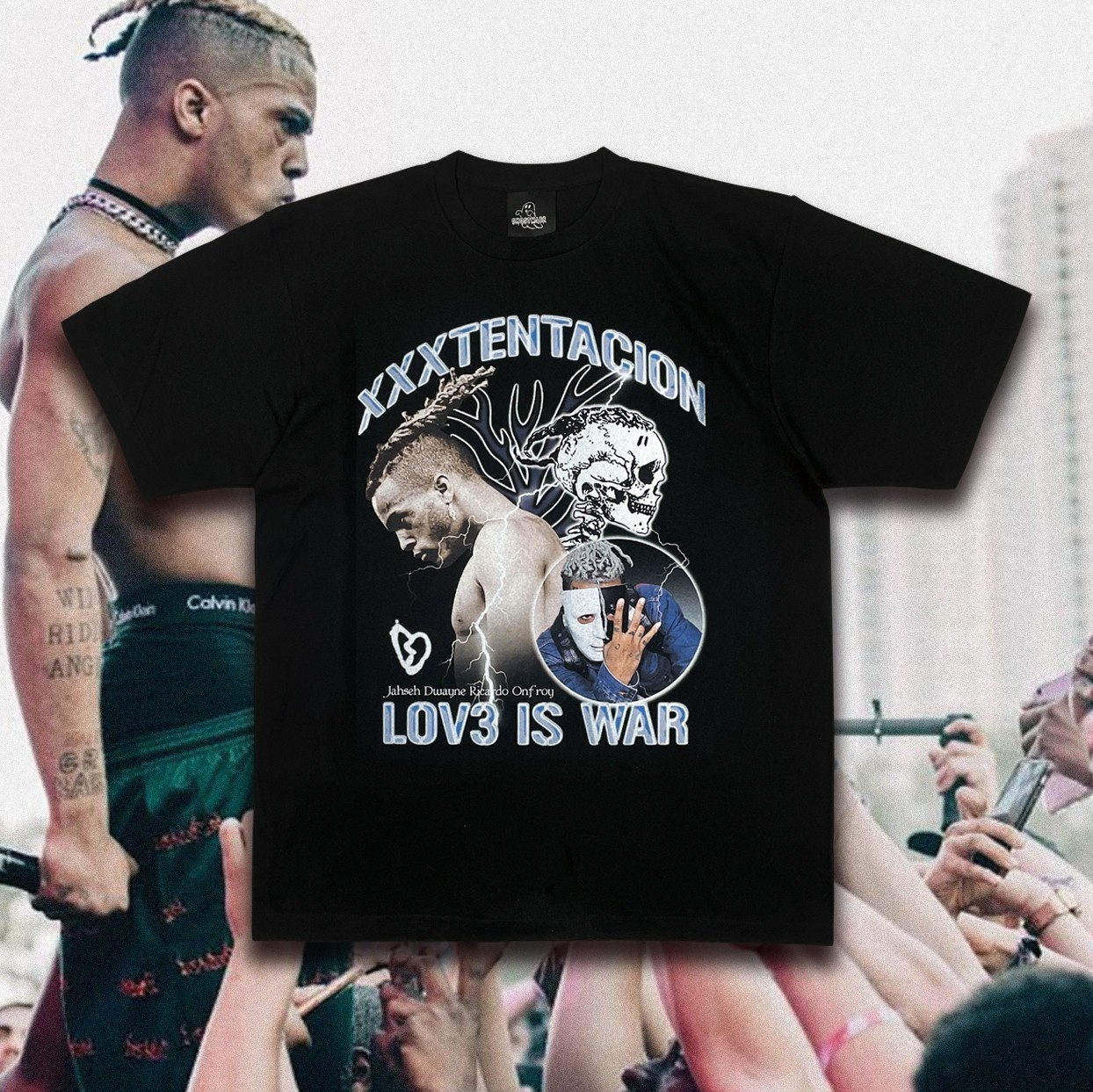 GHOST MADE 新款 《 XXX TENTACION 》短袖 T GHOSTMADE