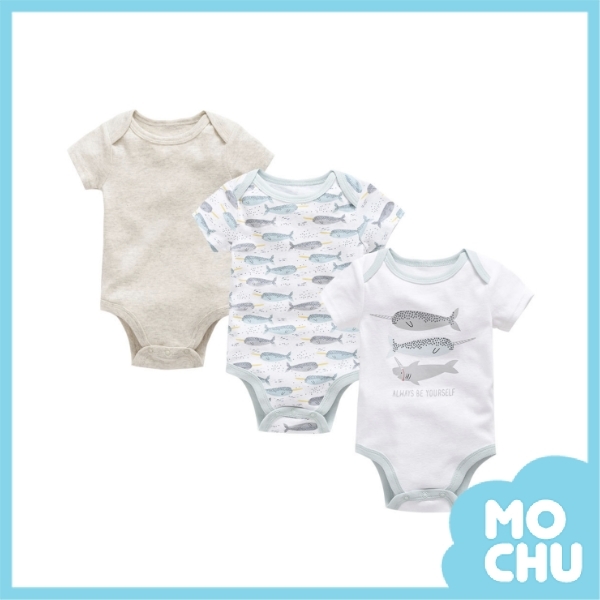 魚兒水中游包屁衣三件組