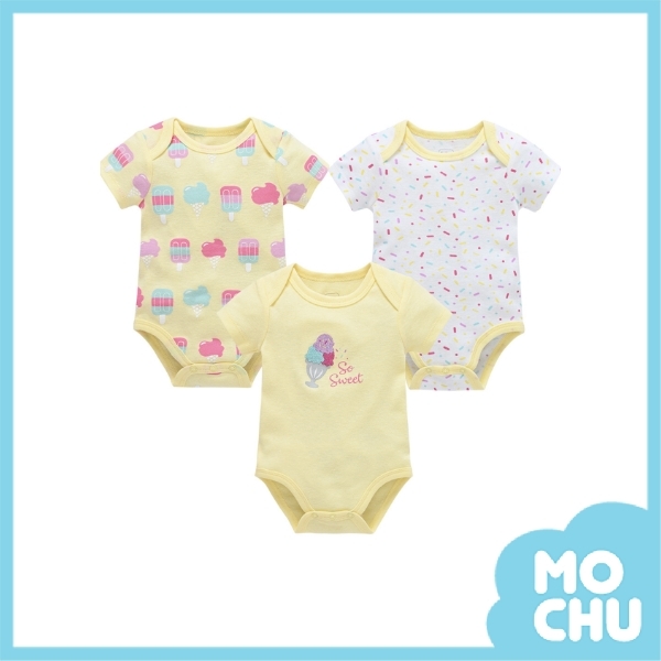 甜甜冰淇淋包屁衣三件組