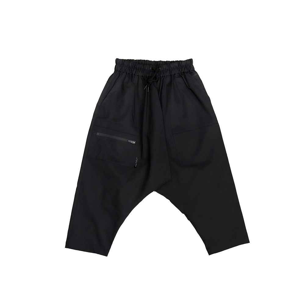 【last】抽繩飛鼠褲 - 黑