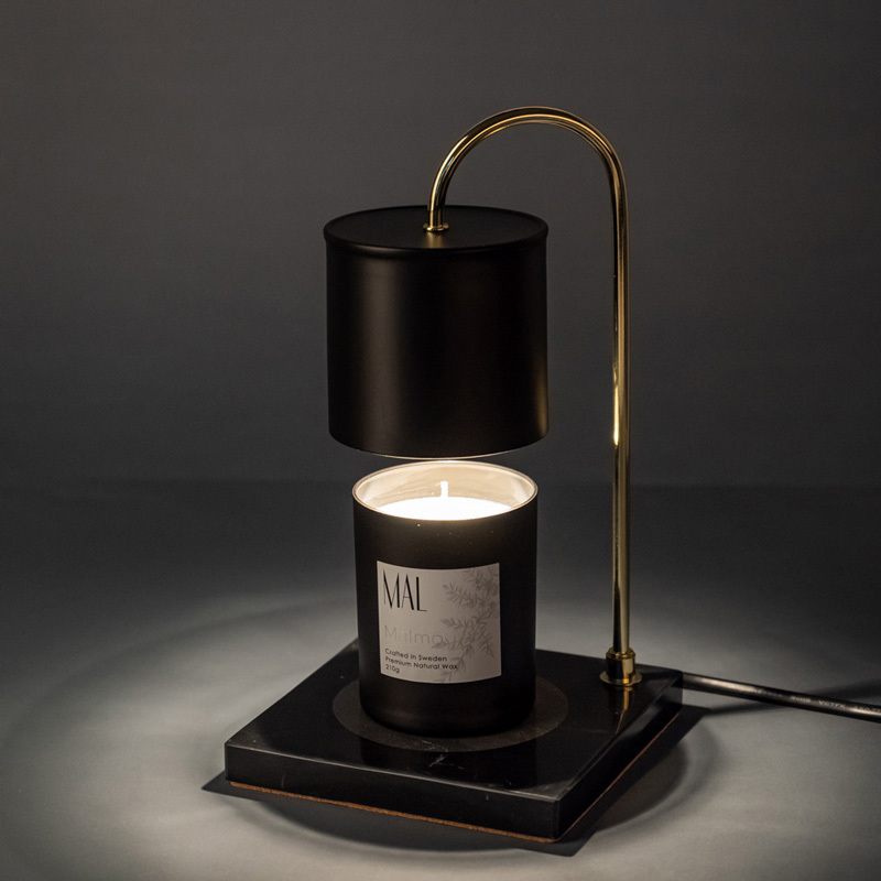 居家香氛 Vana Candles 香氛蠟燭暖燈 黑大理石