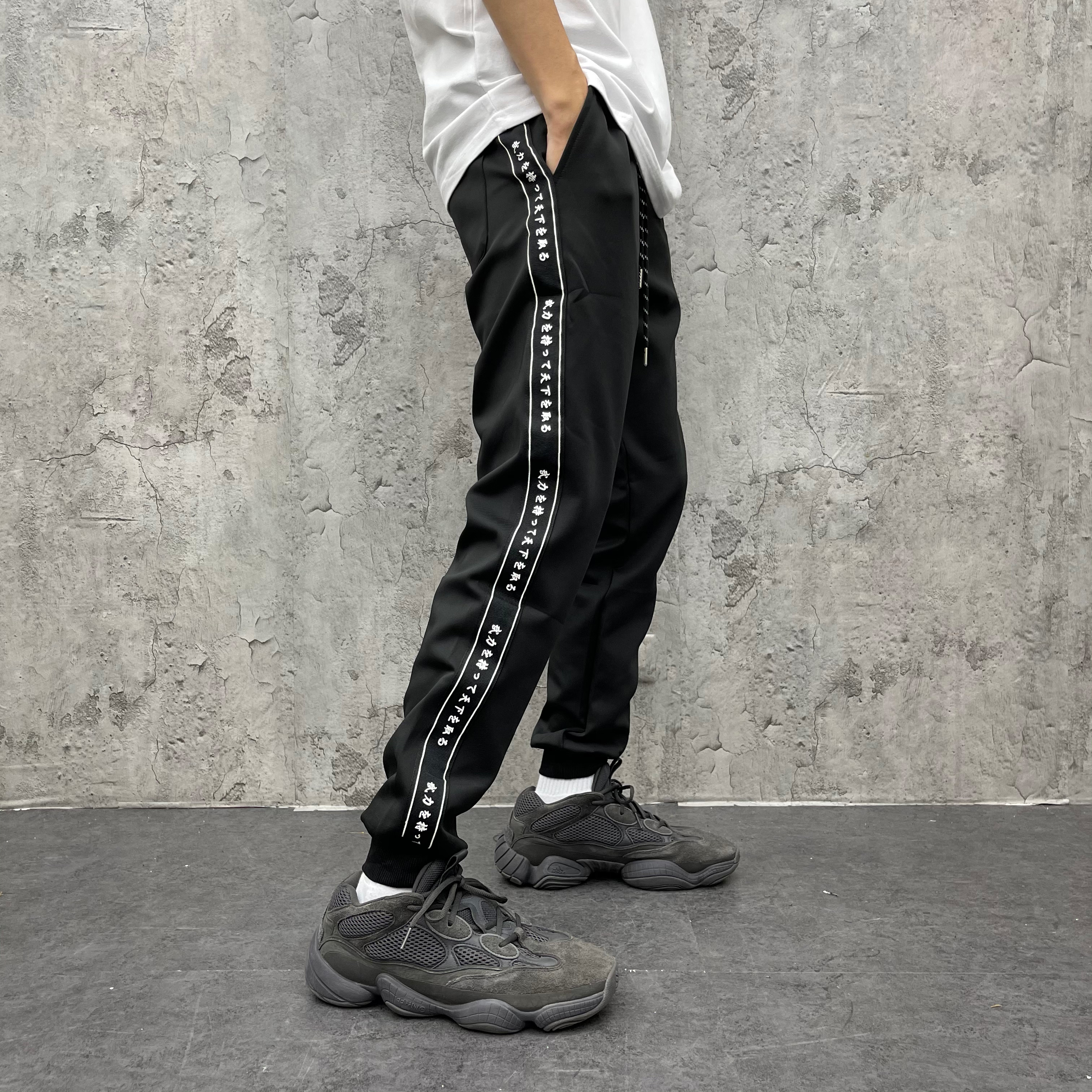 XCTRL 信長名言運動褲-黑