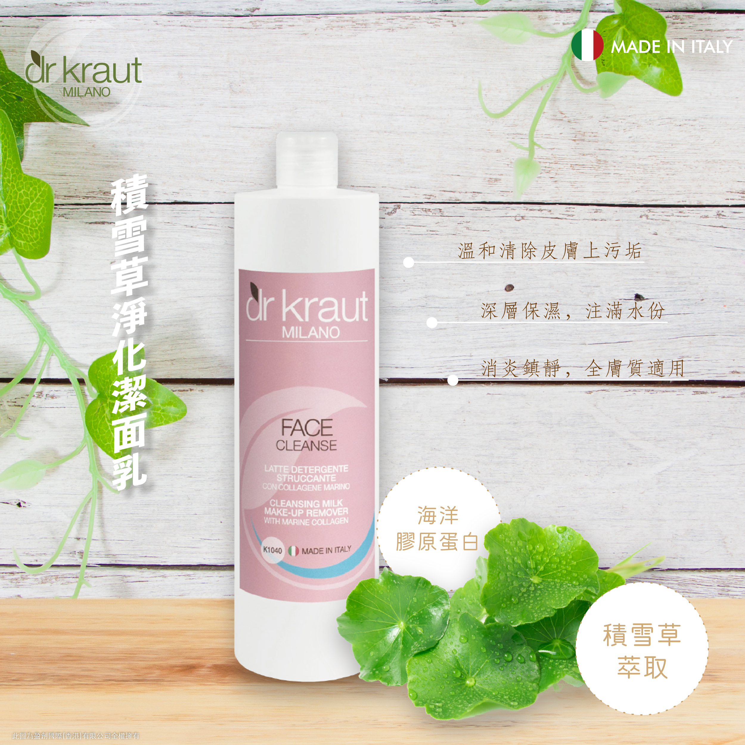 積雪草淨化潔面乳