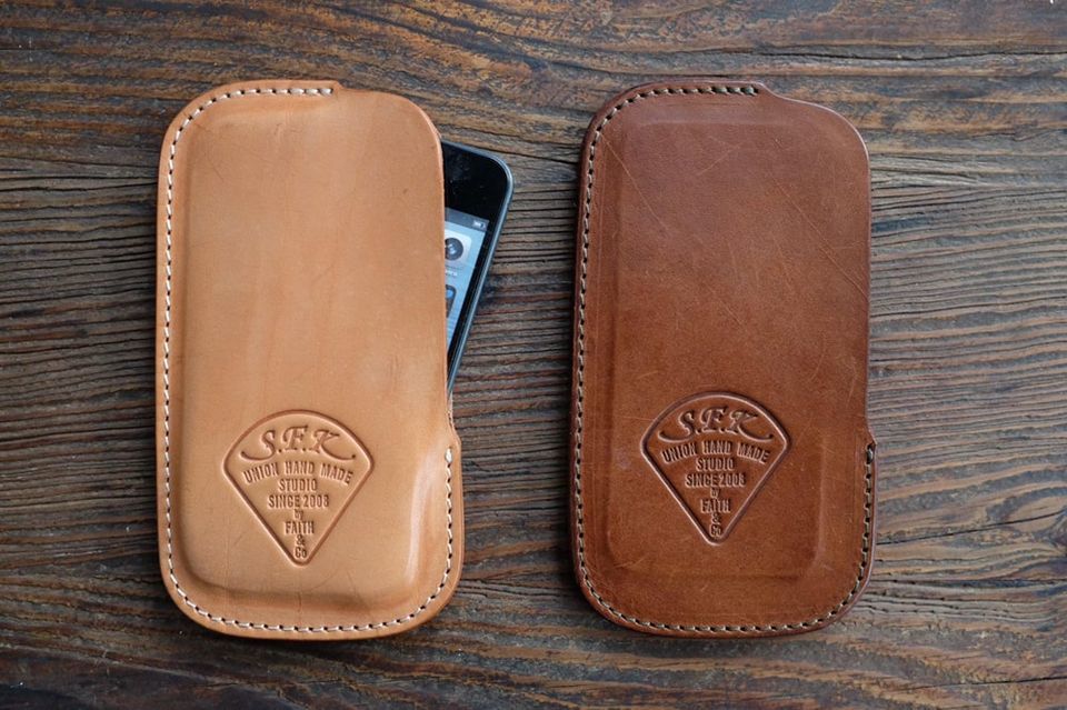 『Faith』S.F.K. 植鞣牛革 / 山羊皮 iPhone 套  (Pre-order 需要預訂）