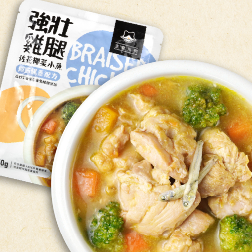汪喵星球 - 90%鮮肉主食餐包 (強壯雞腿餐) 130g [犬用]
