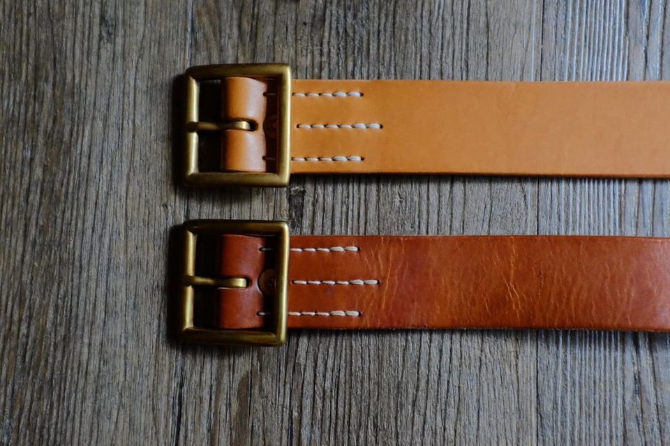 『Faith』S.F.K 原色植鞣牛革皮帶 (XS-XXL) /belt 須事先詢問現貨數量