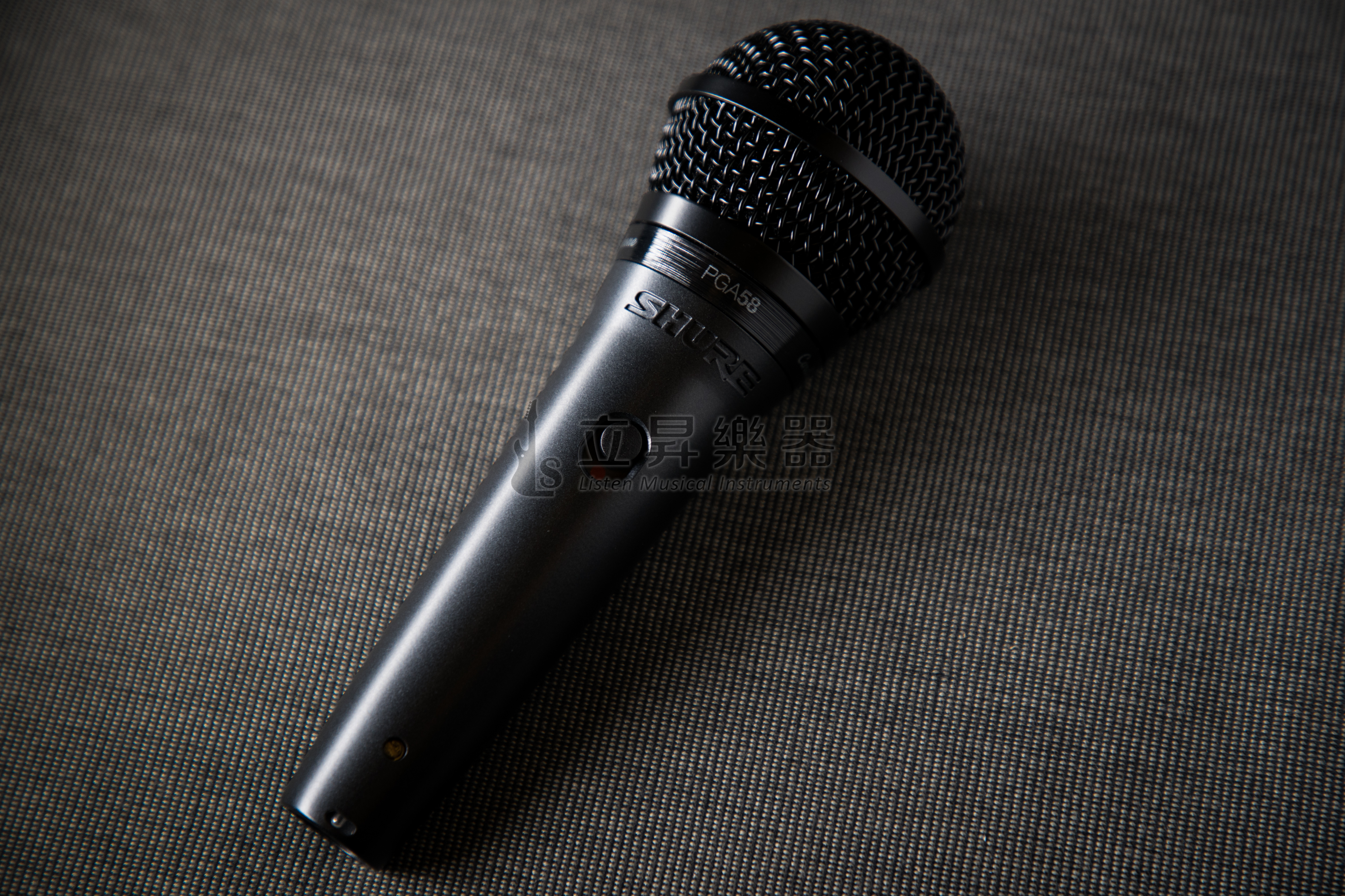 SHURE PGA58-LC 動圈式麥克風 附夾頭 不帶XLR麥克風線