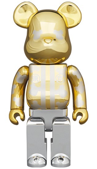 BE@RBRICK はっぴ東京 金メッキ 100％ & 400％ | hectordufau.com.br