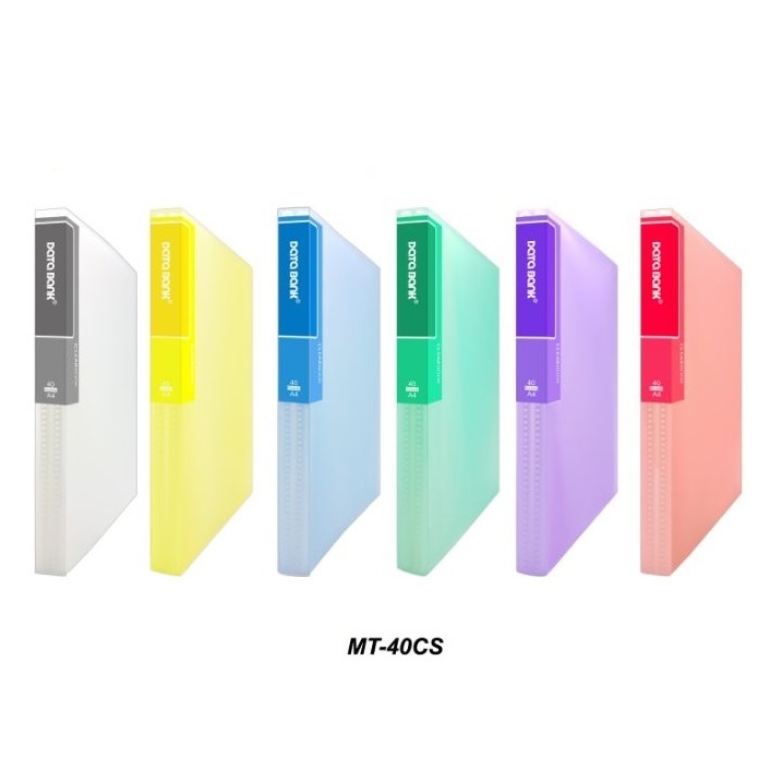 Databank A4 40頁 透明磨沙資料簿 #MT-40CS