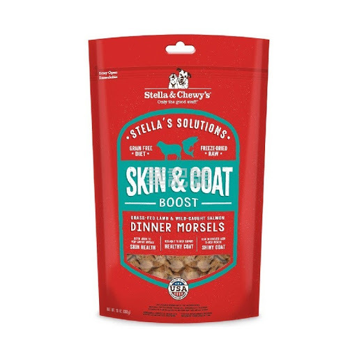 Stella & Chewy's 【SC125】凍乾生肉狗糧功能配方 - 有助皮毛健康 草飼羊及野生捕撈三文魚配方 13oz (網店限定)