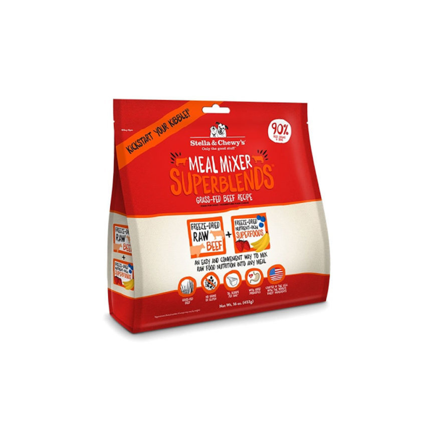 Stella & Chewy's 超級‧乾糧伴侶 - 草飼牛配方 3.25oz / 16oz (網店限定)