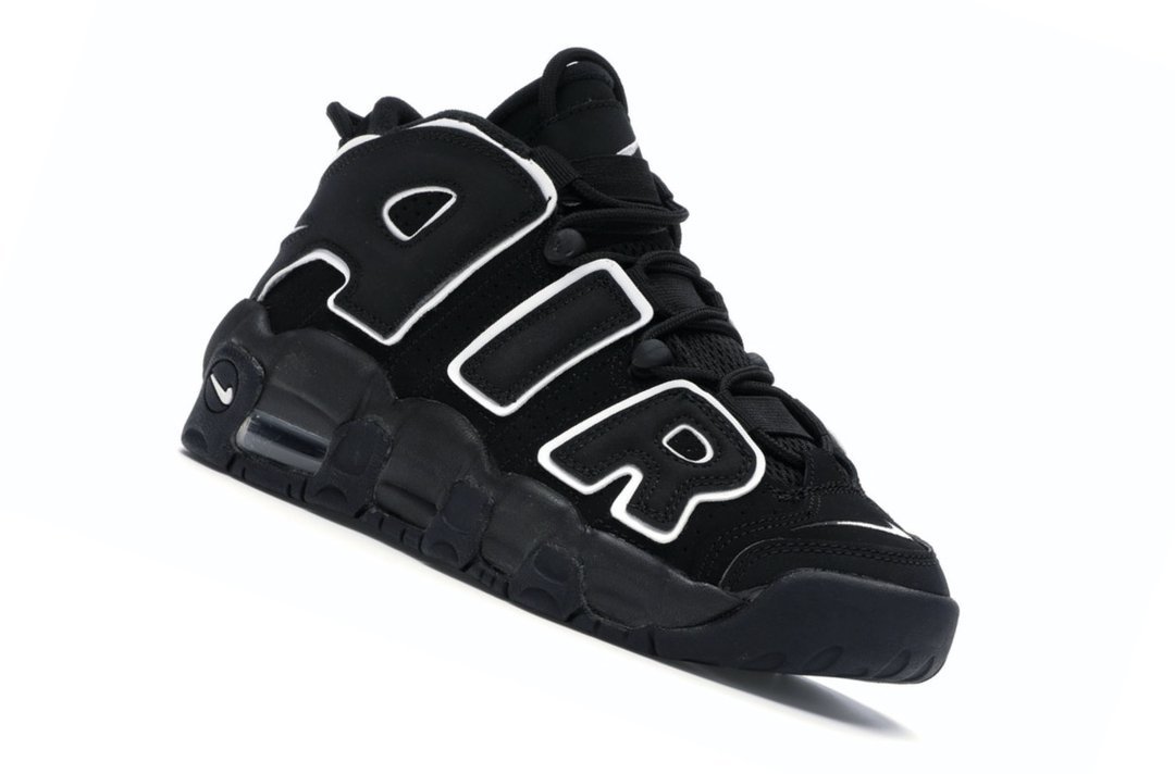 Nike Air More Uptempo '' Black '' GS 黑白大AIR 女鞋415082-