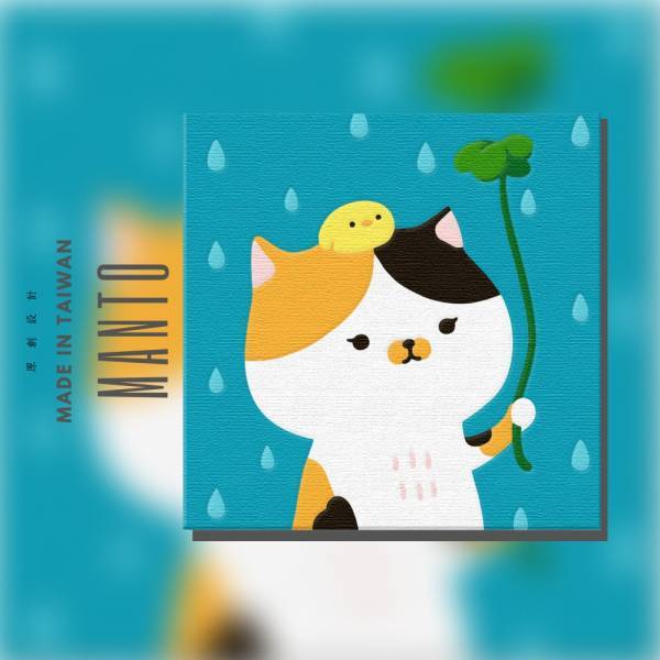 Manto小畫家數字油畫20x20cm (20款任選2入$479)