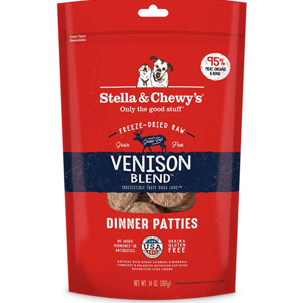 Stella & Chewy's 凍乾生肉主糧 - 鹿肉及羊肉配方 5.5oz / 14oz  (網店限定)
