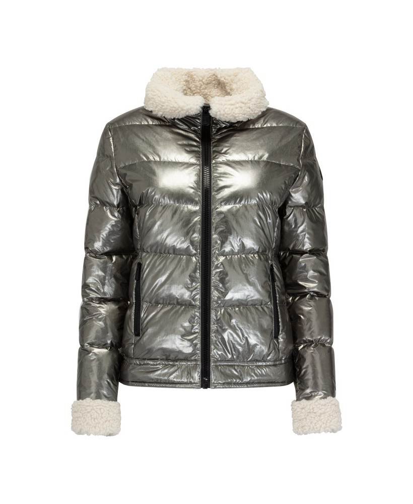 【JOTT】MIA金屬色翻領羽絨外套