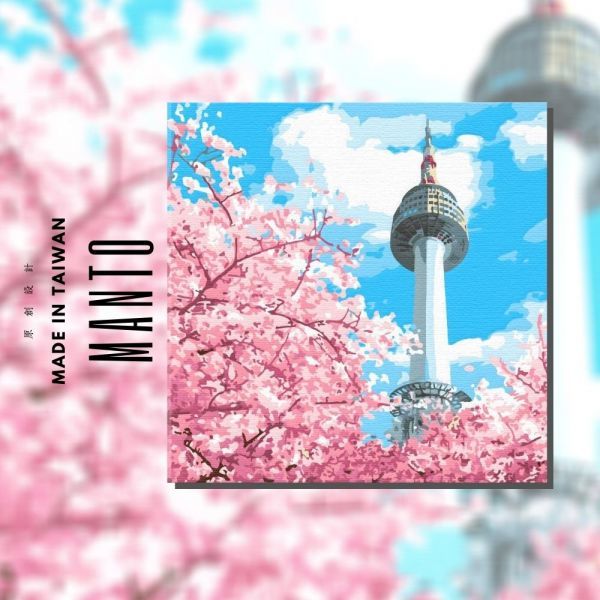 Manto入門畫家數字油畫30x30cm (32款任選4入$1099)