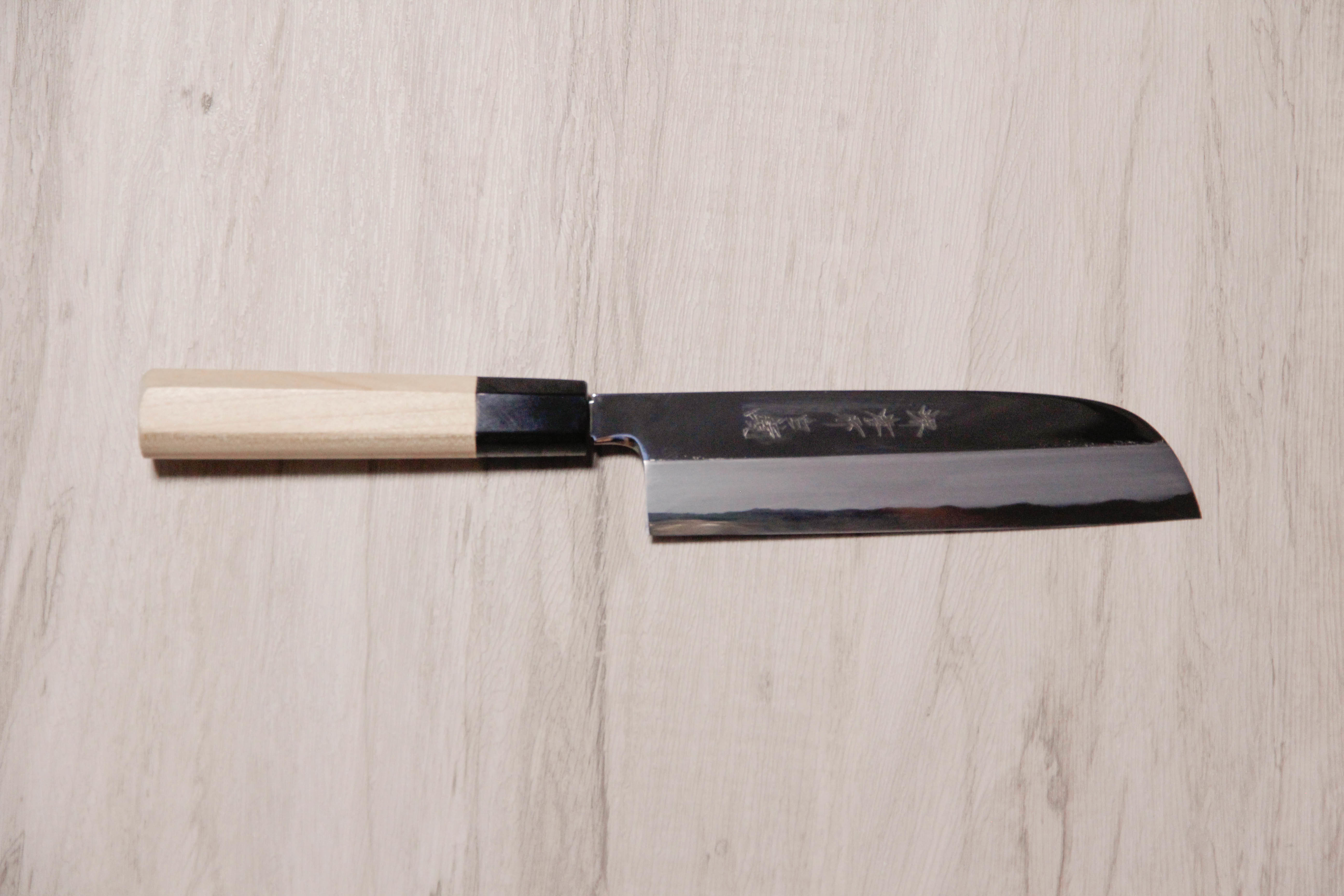 堺孝行白二鋼鐮型薄刃180mm