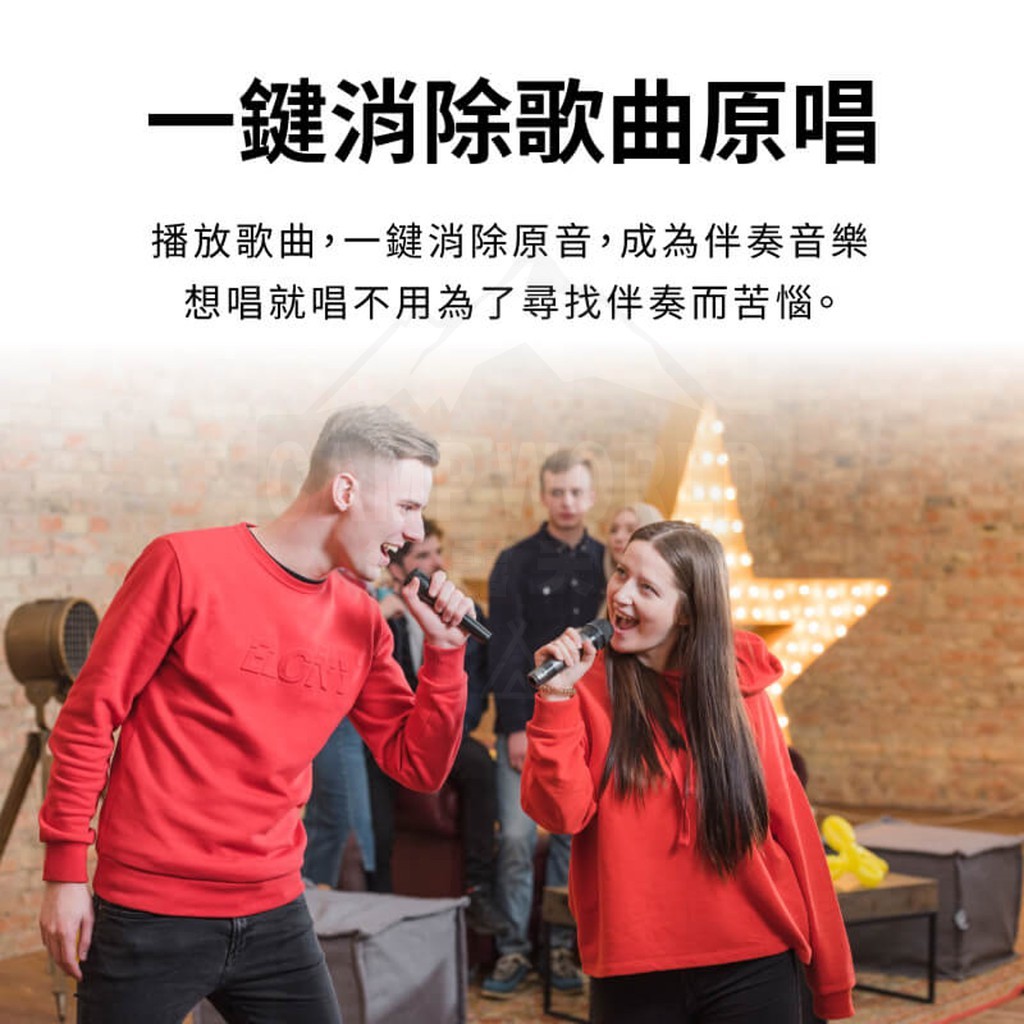 SANSUI 山水 重低音戶外手提行動 KTV SS2-K55