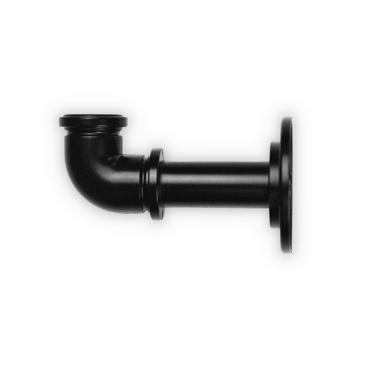 復古工業風│水管造型│衣帽掛架│3色