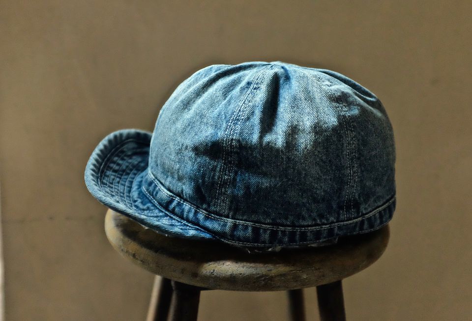 Houston WWII military denim cap