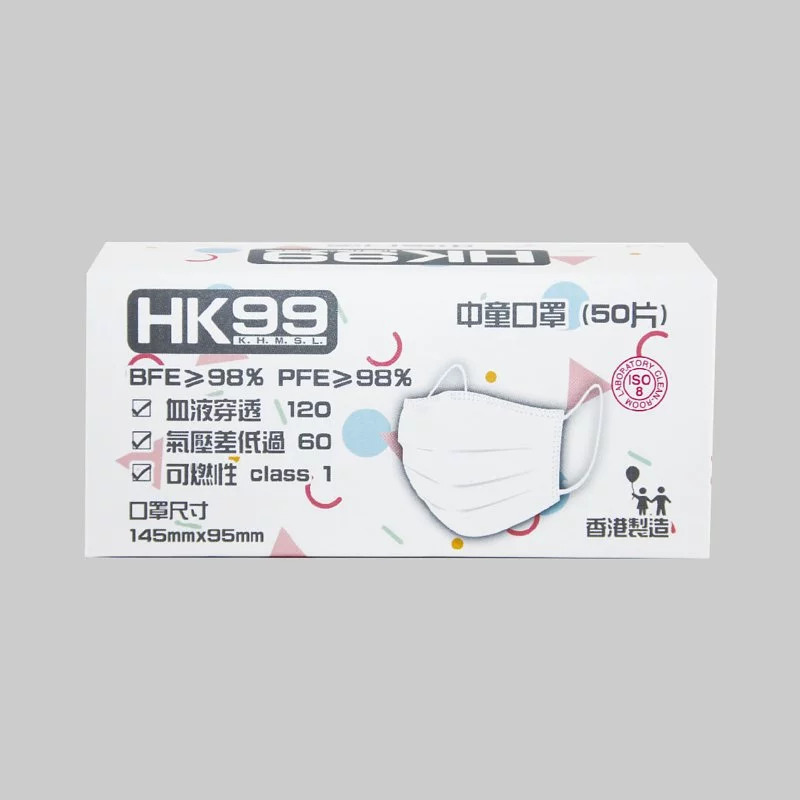 🛡️1片口罩,全店任選🛡️【中童口罩】HK99【中童平面口罩 (1片裝)】