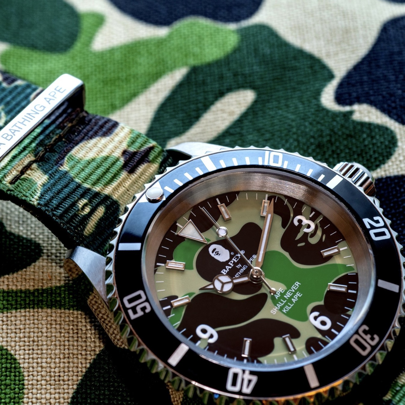 BAPE TYPE 1 BAPEX® 緑 iclaim.lt