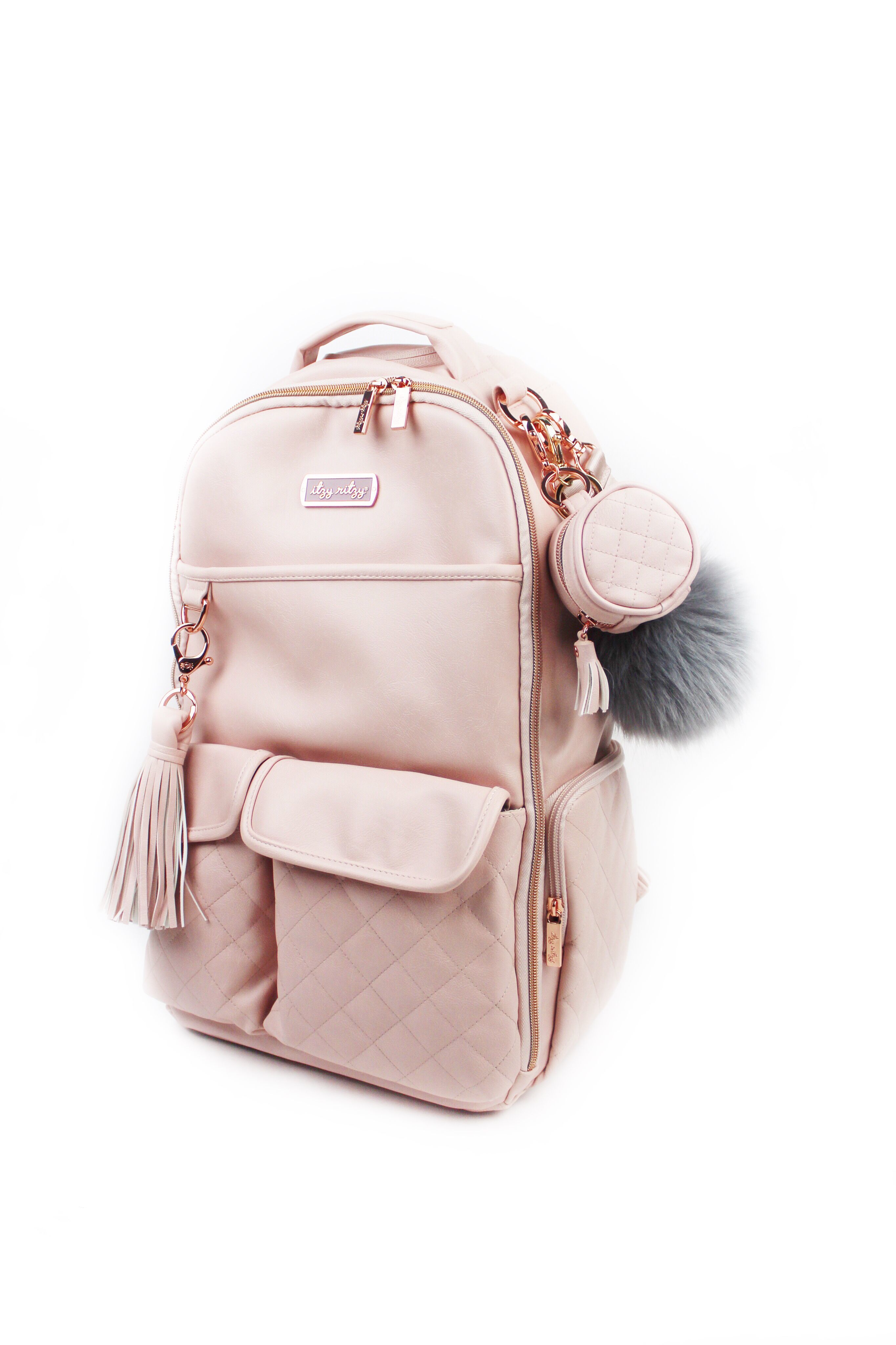Itzy Ritzy-奶嘴吊飾包-Blush
