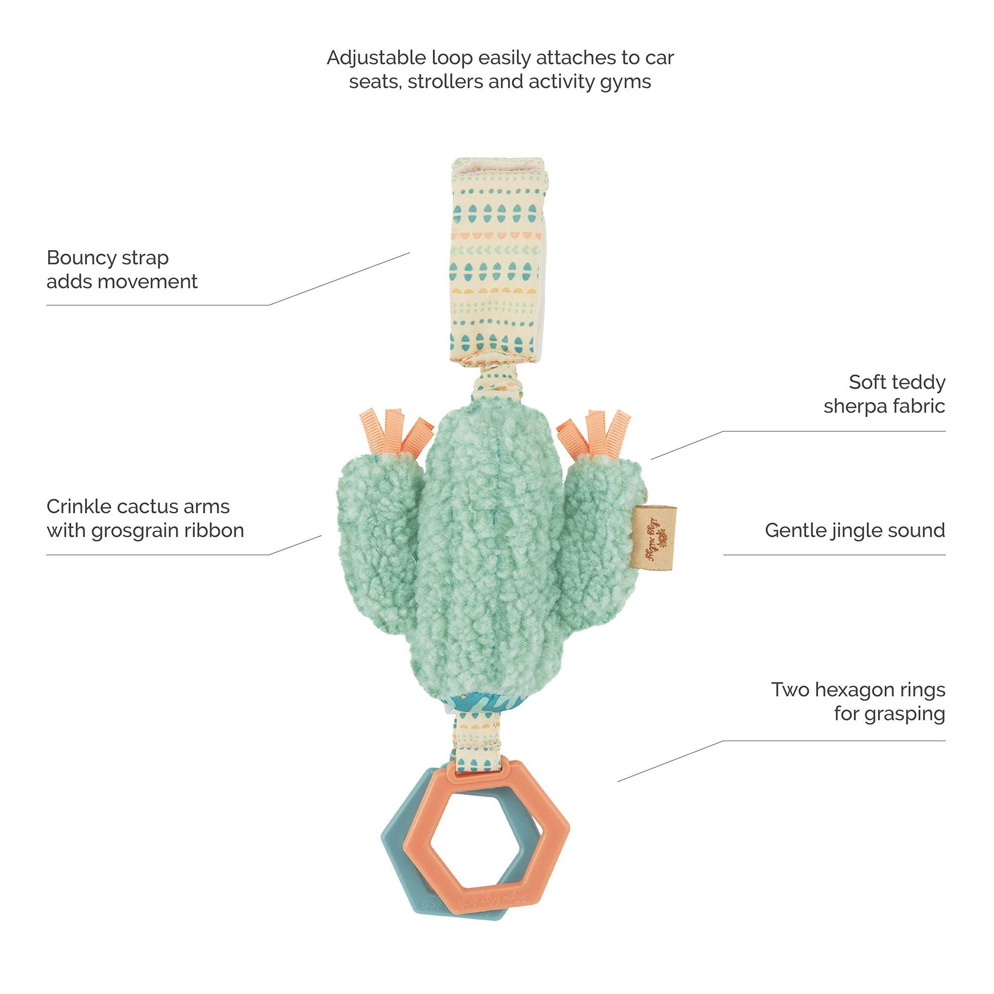 Itzy Ritzy-隨身安撫玩偶-Cactus