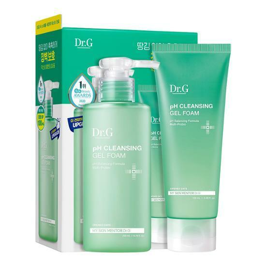 Dr.G pH Cleansing Gel Foam [Olive Young 200ml+100ml Set]