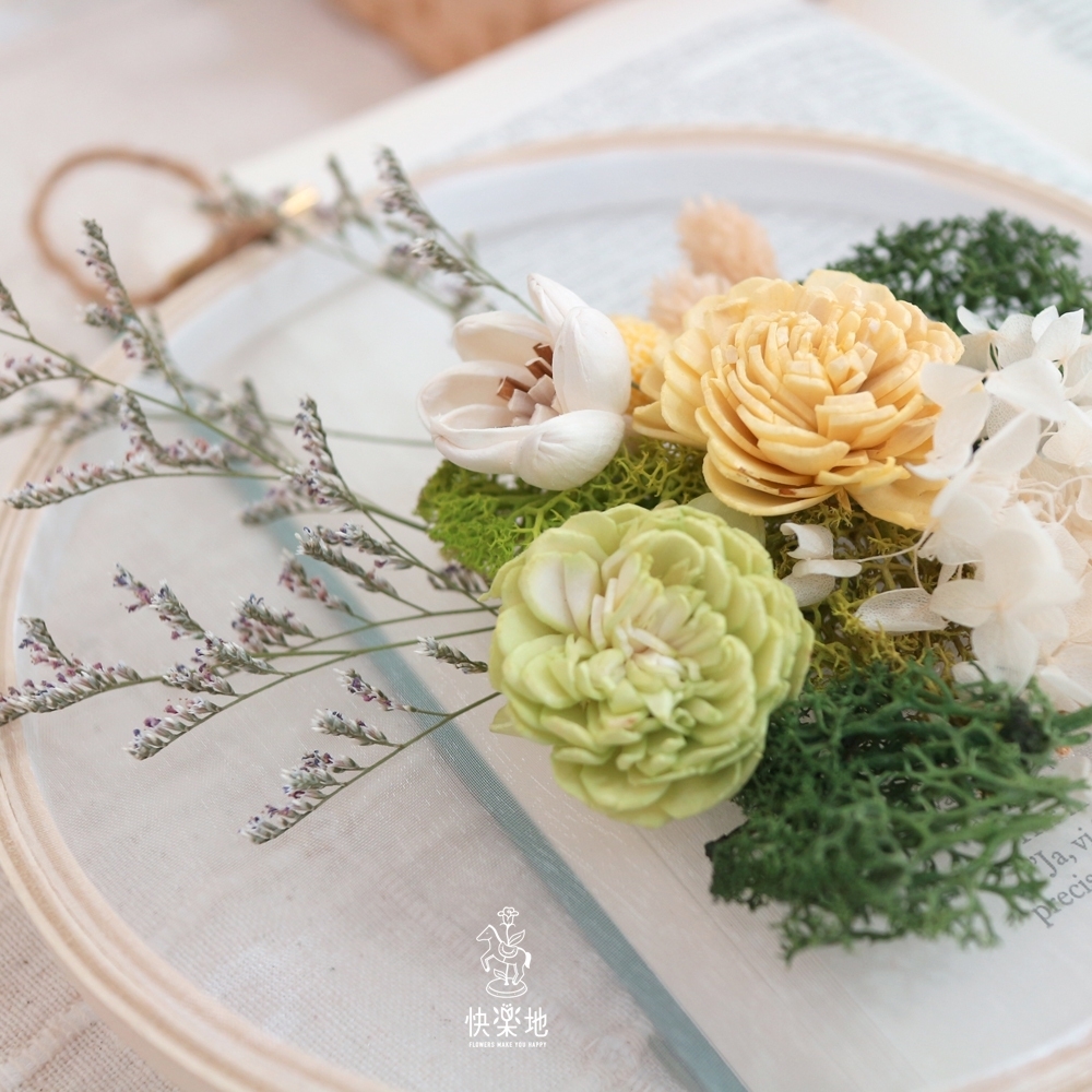 居家DIY課程 I 繡框花-挪威森林❖贈 : 雲端教學❖  PF210514